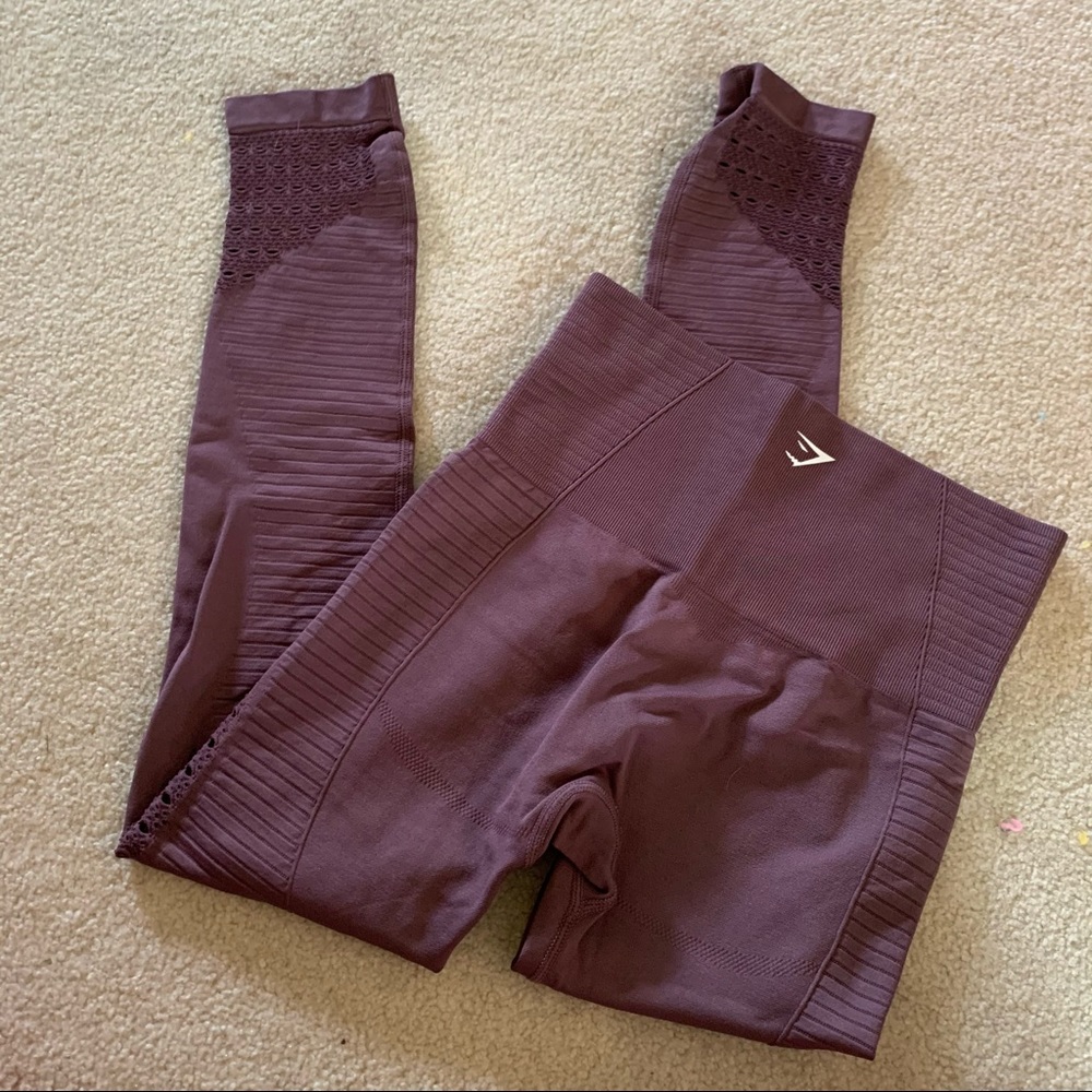 EUC gymshark high rise energy leggings small
